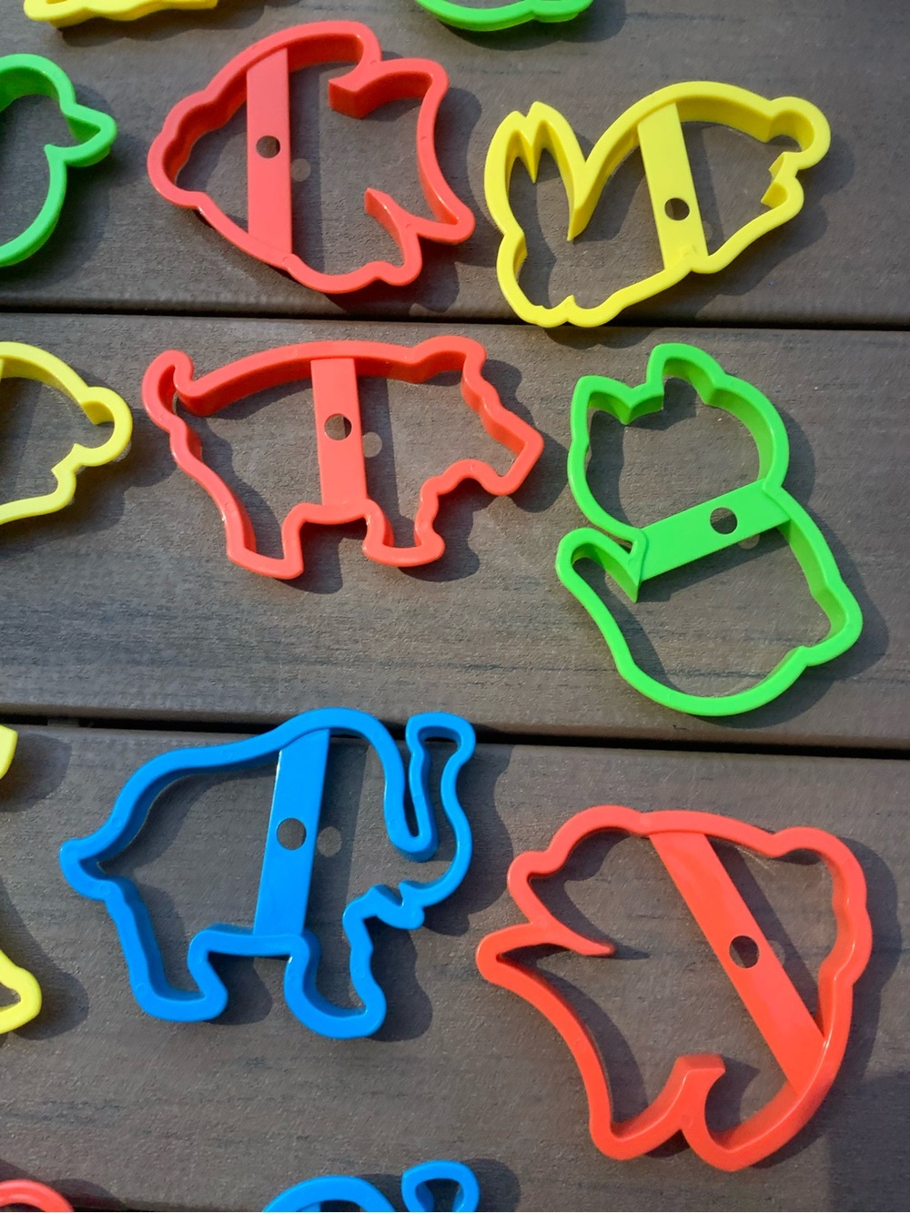Colorful Plastic Animal Cookie Cutter Set - Multicolor - Picture 2 of 6